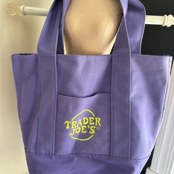 Trader Joe’s limited edition mini Purple Tote Bag - Picture 5 of 5